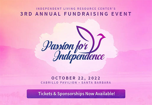 Graphic of Passion for Independence 3rd Annual Fundraising Event.