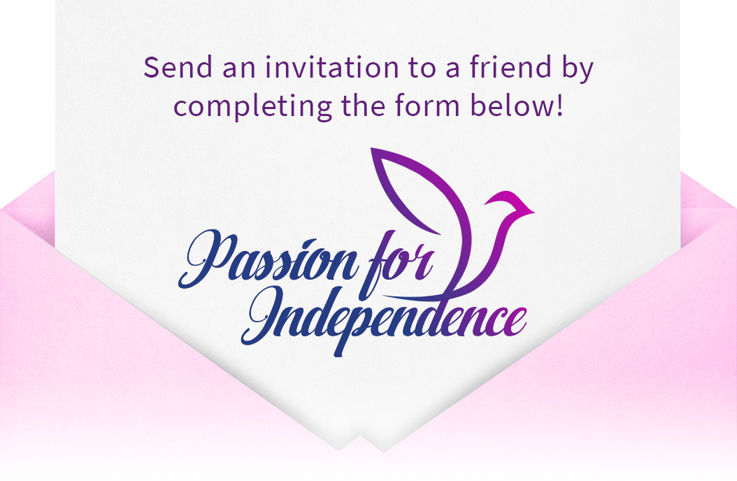 Graphic of an invitation.