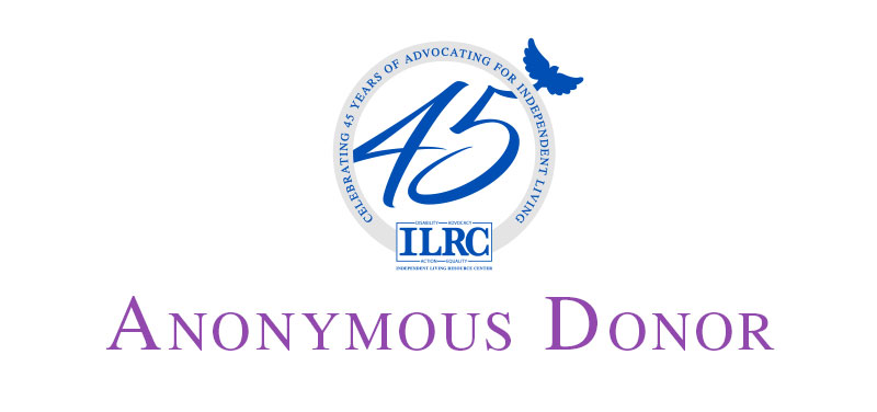 Logo of anonymous donor.