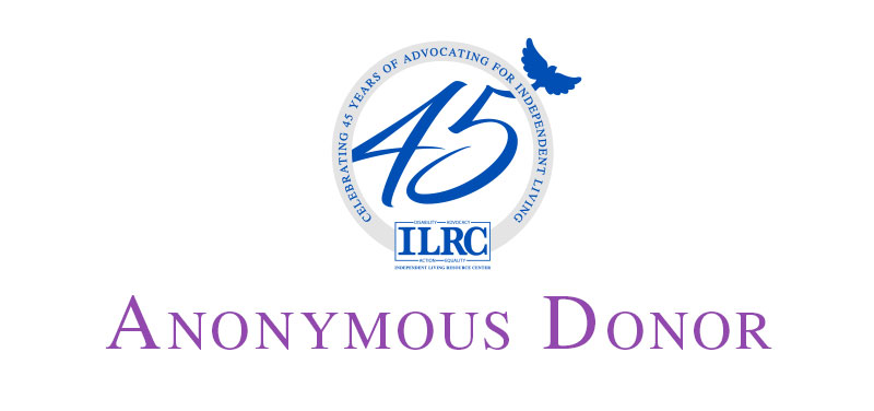 Logo of anonymous donor. Logo of anonymous donor.