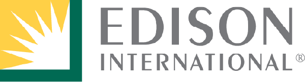 Logo of Edison International. Logo of Edison International.